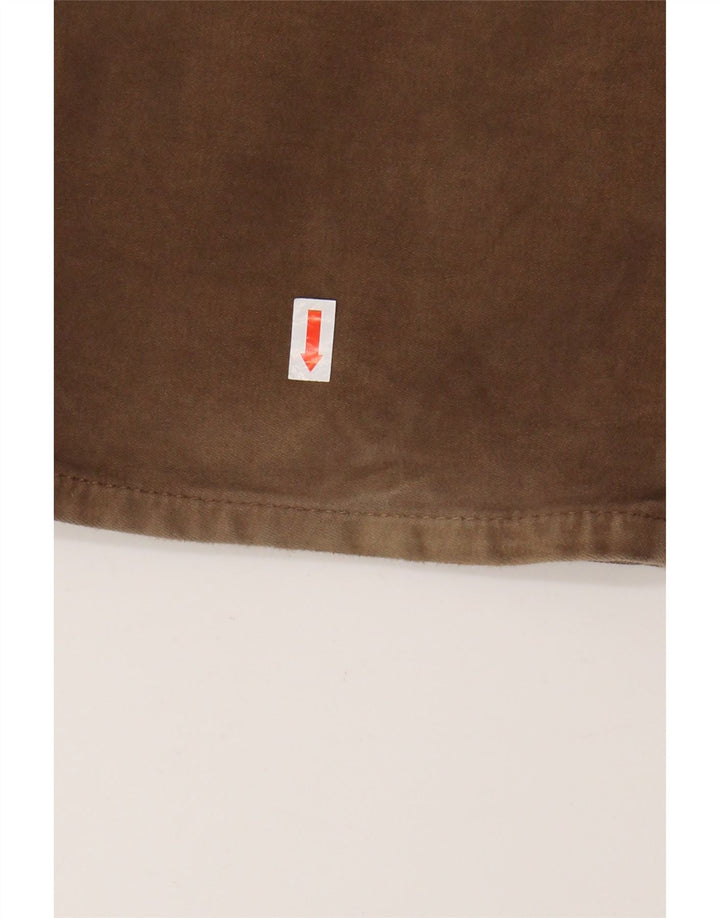 HACKETT Muške uske ležerne hlače W34 L34 Smeđi pamuk