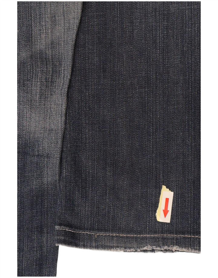 Emporio Armani ženske traperice s bootcutom W27 L29 plavi pamuk