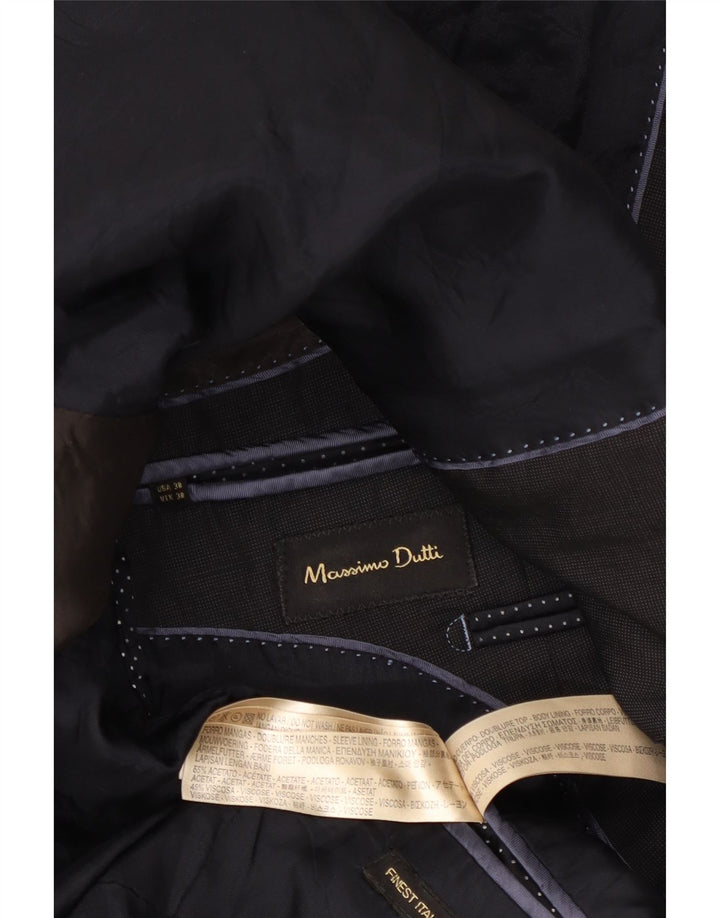 Massimo Dutti muška jakna sa 2 gumba EU 48 srednje sivi acetat