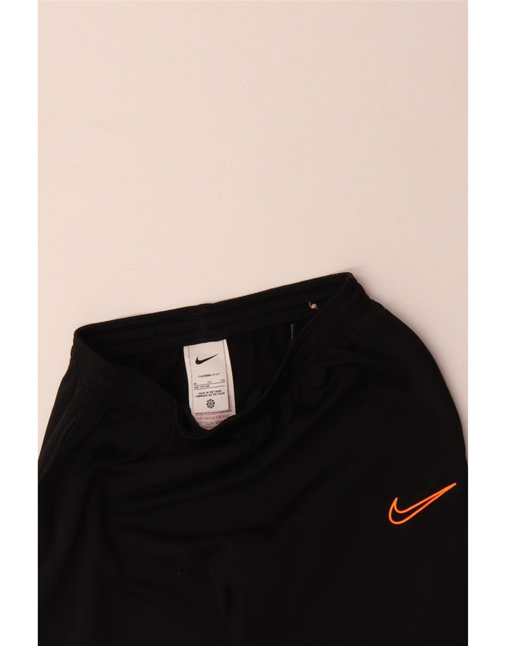 NIKE Boys Therma-Fit trenirke Hlače 13-14 godina XL crne poliesterske