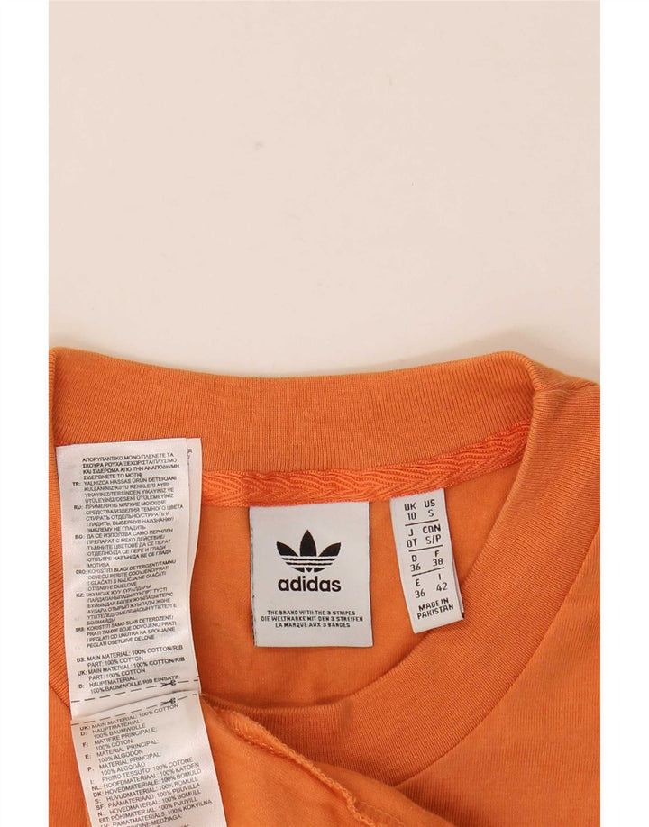 Adidas ženski prsluk UK 10 mali narančasti pamuk