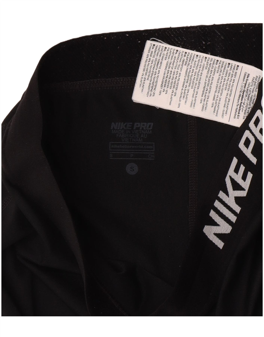 Nike ženske Dri Fit Capri tajice UK 10 male crne poliesterske
