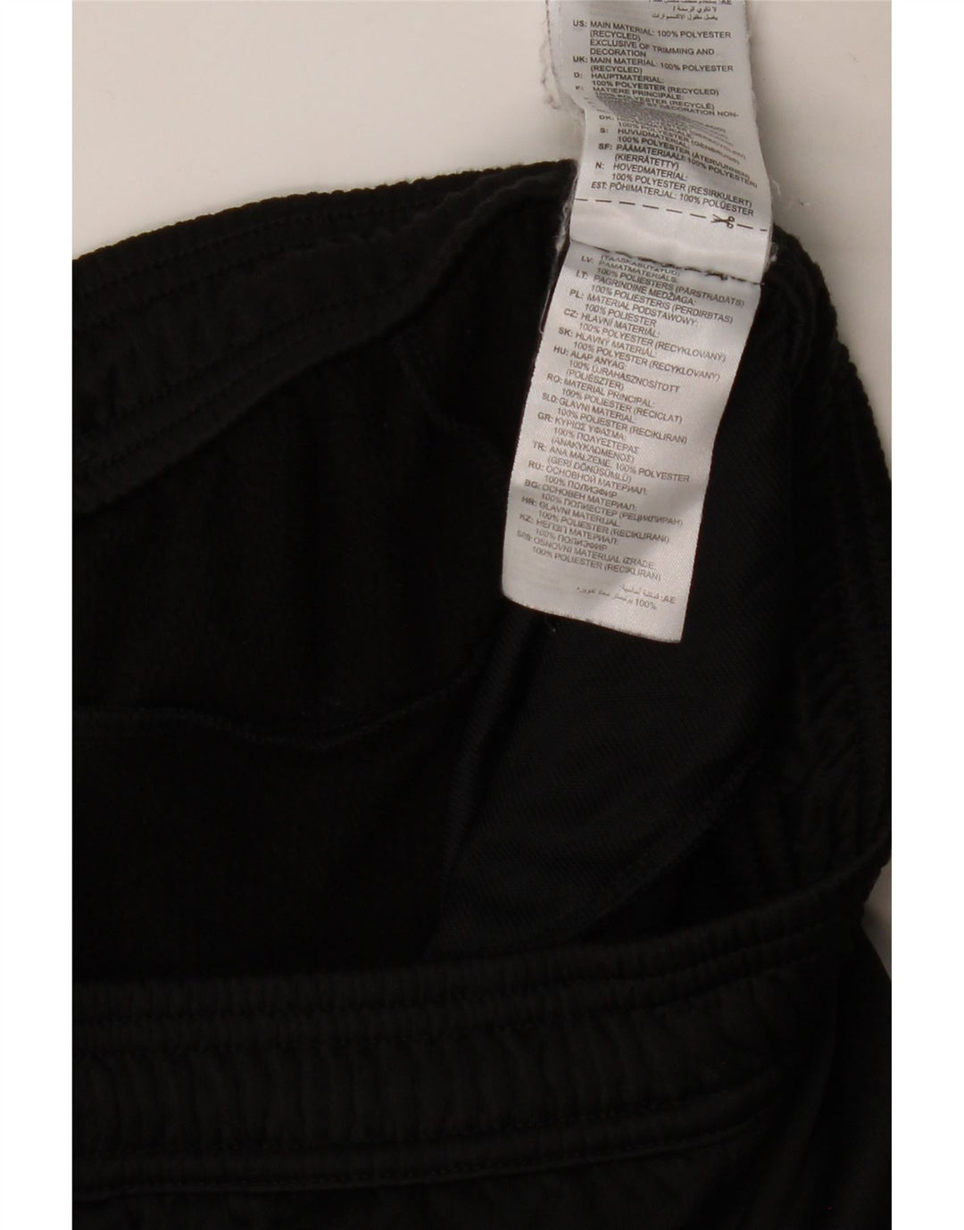 ADIDAS muške Aeroready hlače za trenirku, velike crne poliesterske hlače