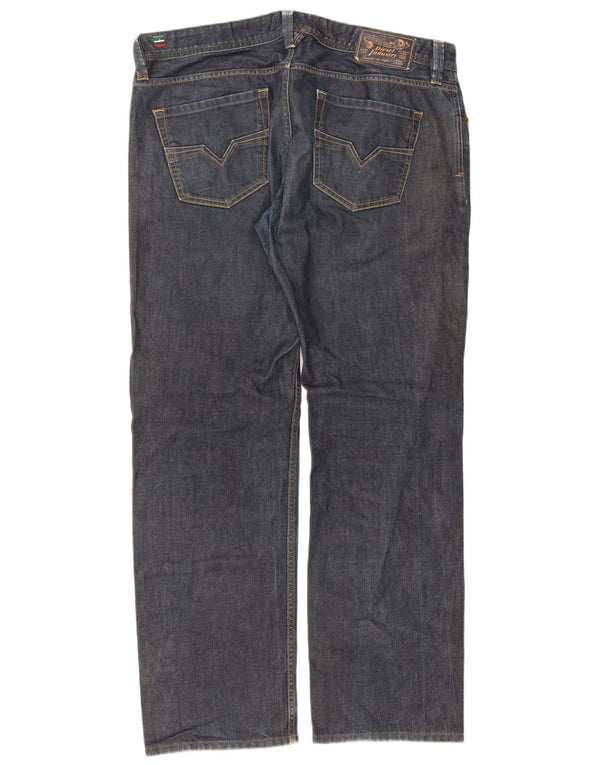 Diesel Mens Larkee Regular Straight Jeans W38 L32 Plavi pamuk
