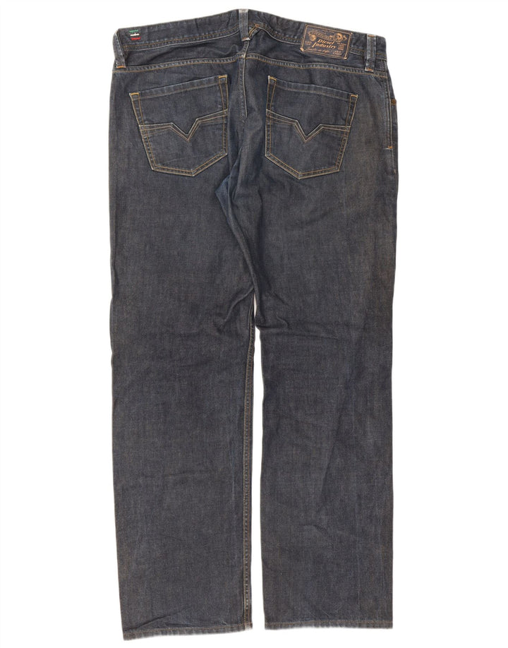 Diesel Mens Larkee Regular Straight Jeans W38 L32 Plavi pamuk