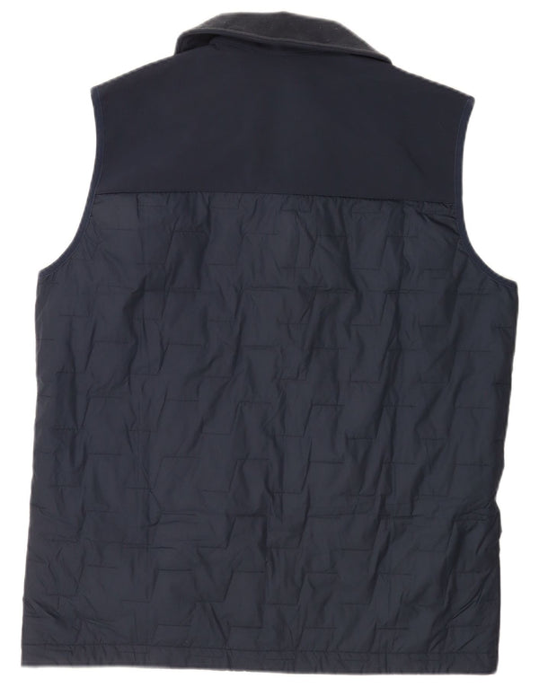 Helly Hansen Mens Padded Gilet UK 40 Large Navy Blue Polyester