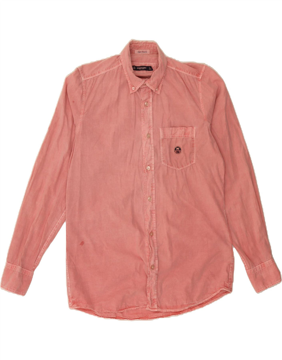 NORTH SAILS Mens Shirt Medium Pink Cotton Vintage North Sails and Second-Hand North Sails from Messina Hembry 