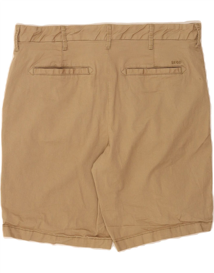 IZOD Mens Chino Shorts W36 Large Beige Cotton Vintage Izod and Second-Hand Izod from Messina Hembry 