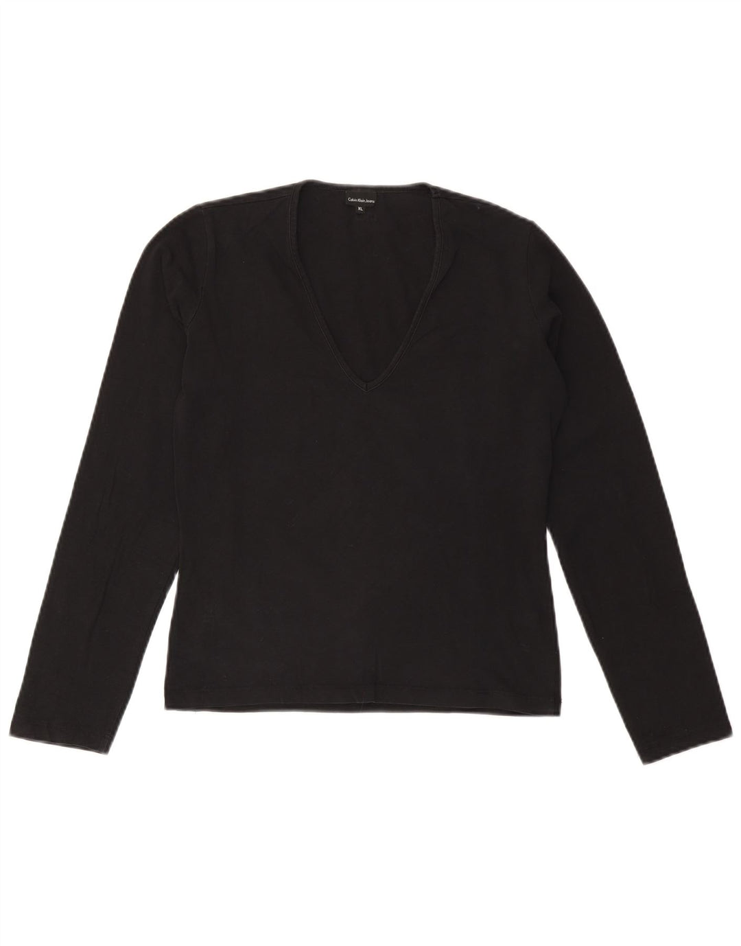 CALVIN KLEIN JEANS Ženska majica dugih rukava UK 18 XL crna