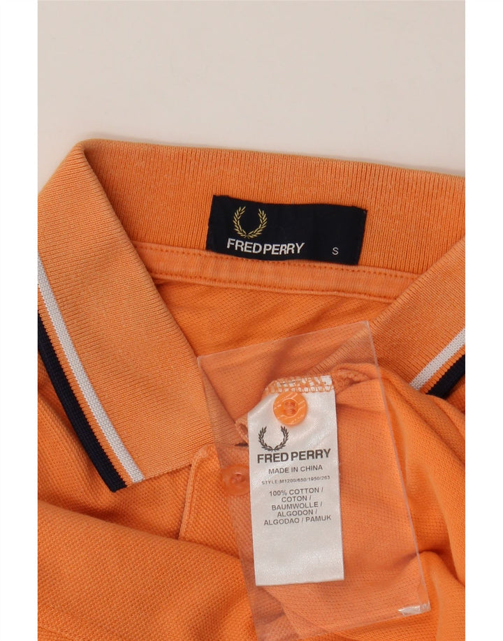 FRED PERRY Muška polo majica Mala narančasta pamučna