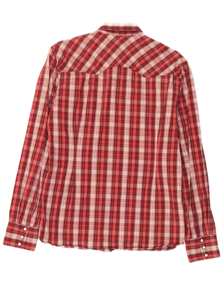 Levi's muška vester košulja, veliki crveni karirani pamuk