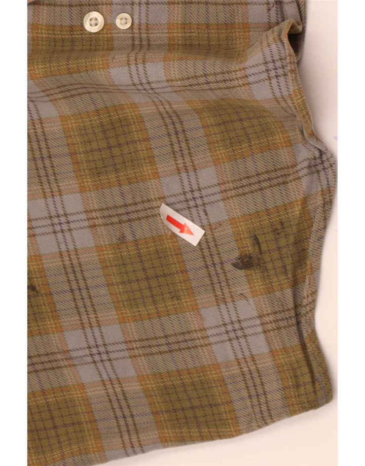 Barbour muška flanelska košulja, veliki kaki karirani pamuk