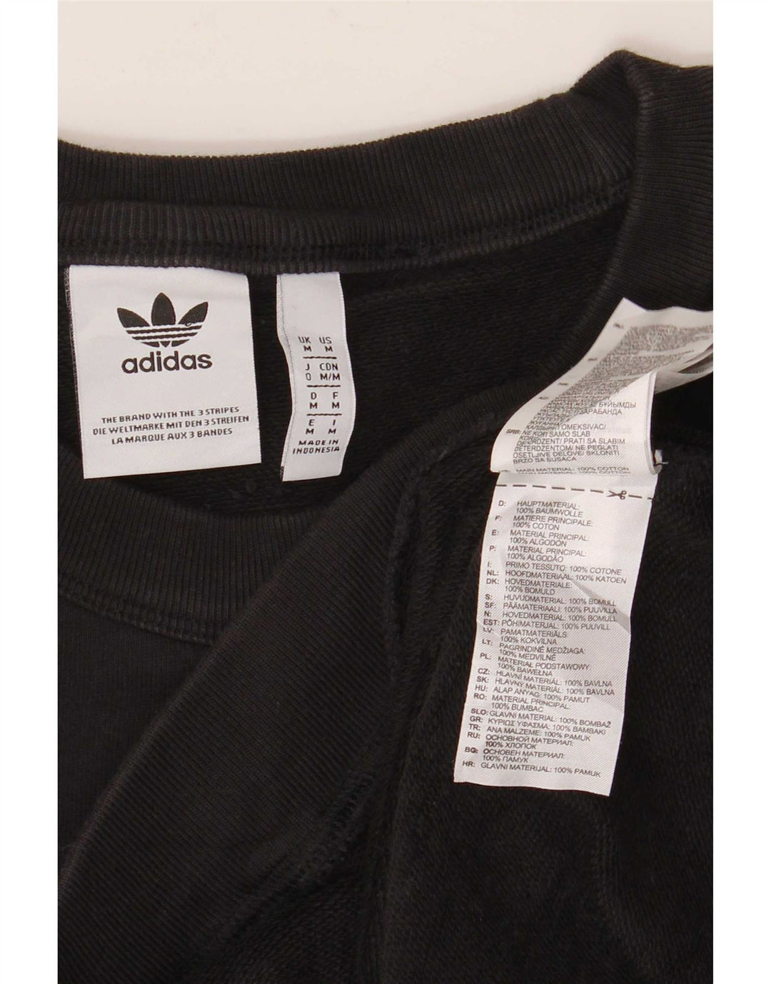 Adidas muška majica srednje veličine, crni pamuk