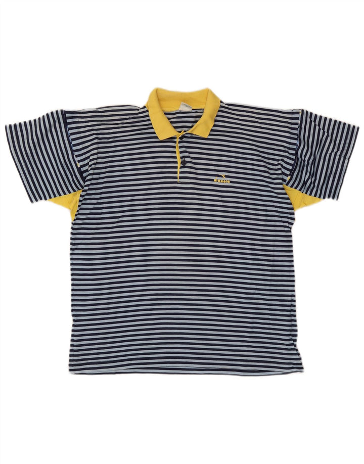 Diadora muška polo majica IT 48 na male plave pruge
