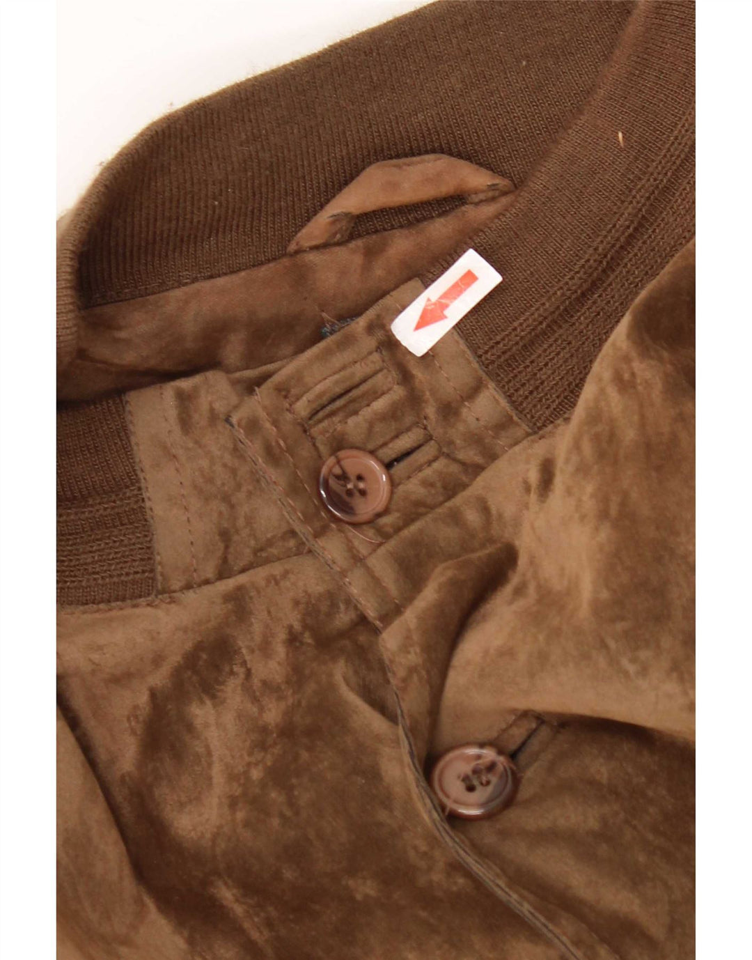 Vintage muška bomber jakna od velura IT 52 XL smeđa svila