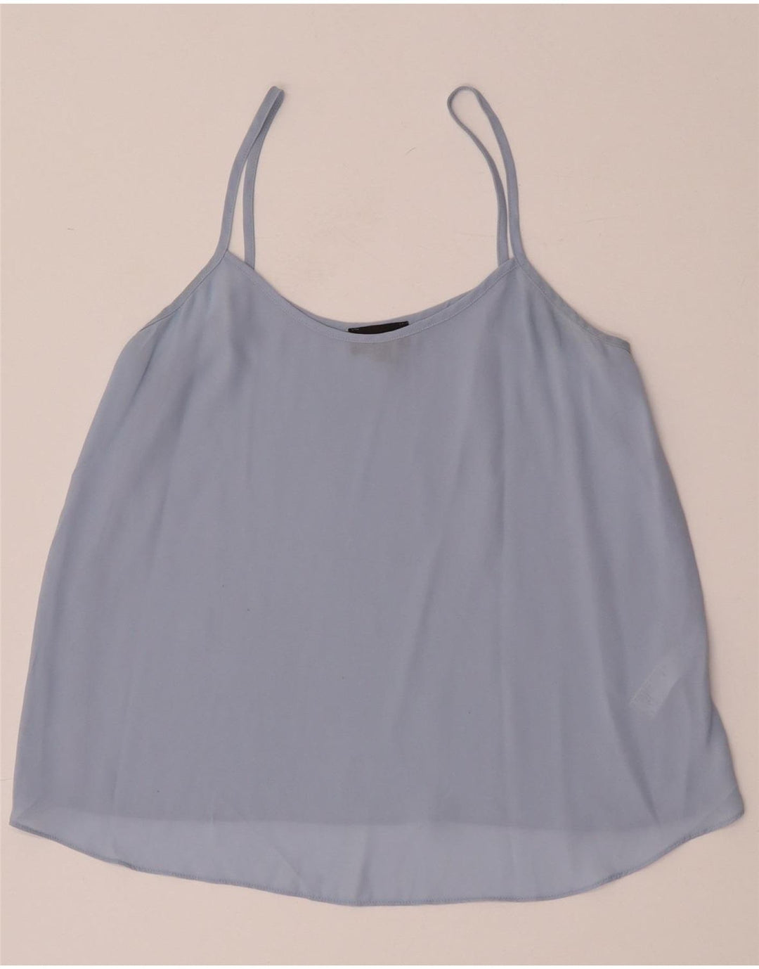 Topshop Ženska prevelika majica s majicama UK 8 Mali plavi poliester