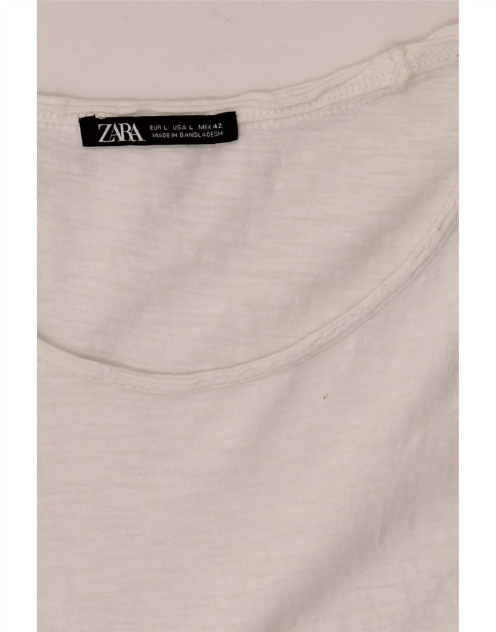 Zara muški top veliki bijeli prsluk