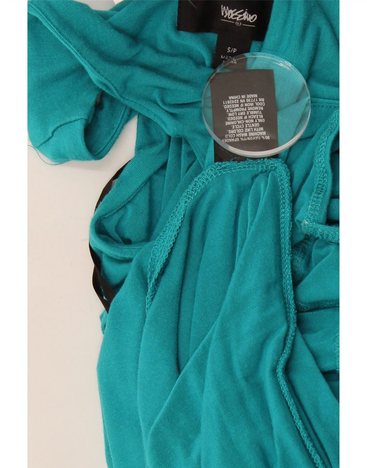 MOSSIMO Womens Sleeveless Maxi Dress UK 10 Small Turquoise Rayon Vintage Mossimo and Second-Hand Mossimo from Messina Hembry 