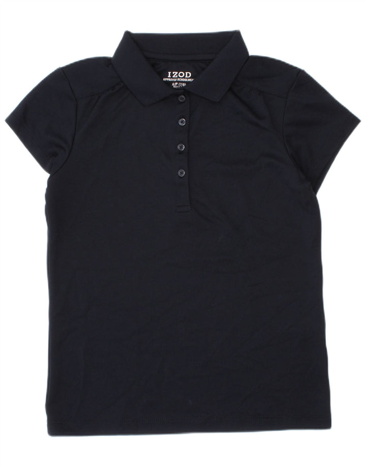 Izod polo majica za djevojčice, 7-8 godina, tamnoplava poliester