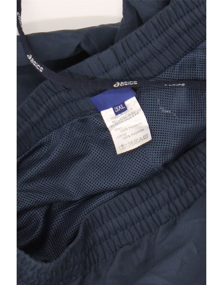 Hlače za trenirku Asics za dječake 15-16 godina 3XL tamnoplave poliesterske