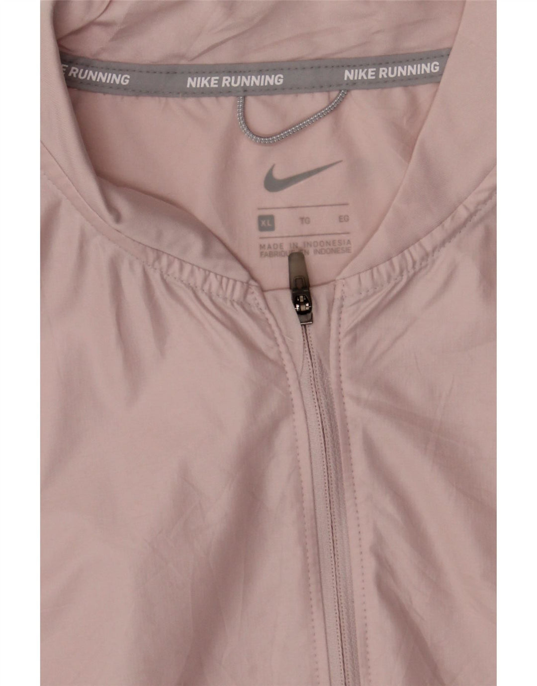 NIKE Womens Graphic Crop Tracksuit Top Jacket UK 18 XL Pink Polyester Vintage Nike and Second-Hand Nike from Messina Hembry 