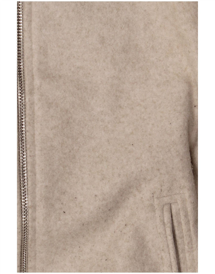 Prevelika ženska bomber jakna Zara UK 10 Small Beige Poliester