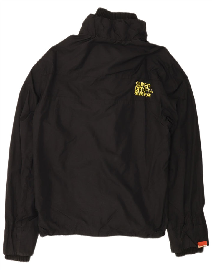 SUPERDRY ženska jakna s vjetrovkom UK 18 XL crni najlon