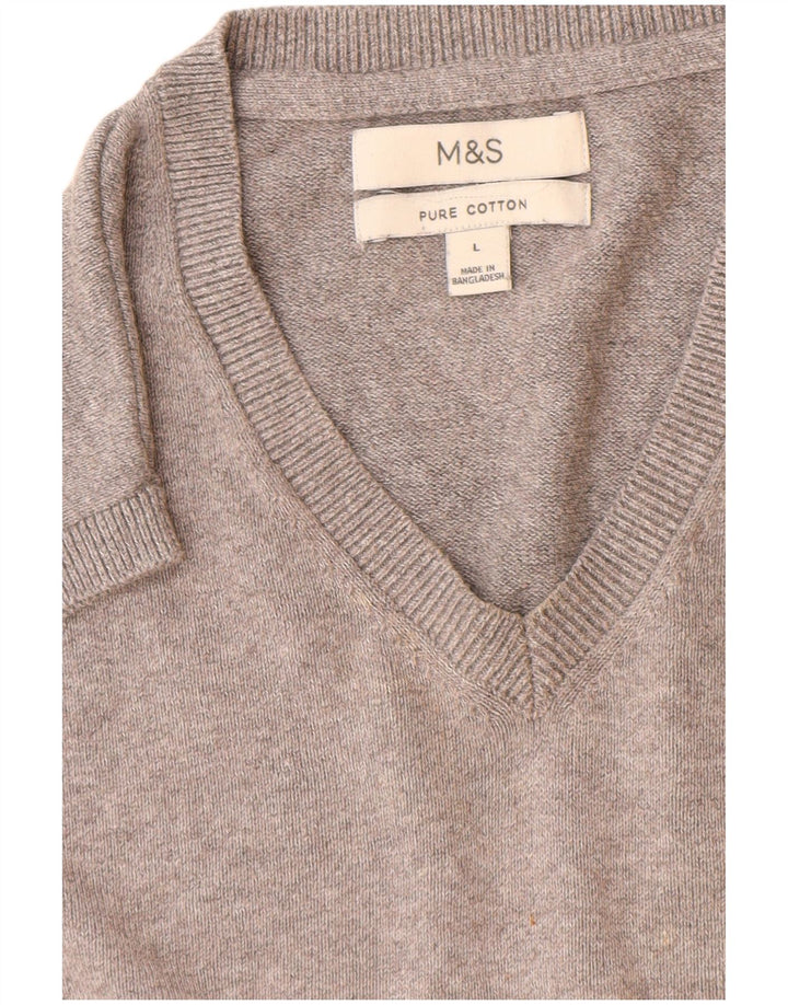 Marks & Spencer muški prsluk bez rukava Veliki sivi pamuk