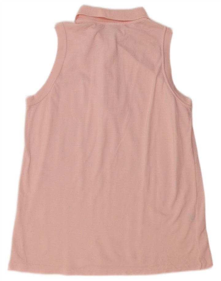 LACOSTE ženska polo majica bez rukava, velika ružičasta pamučna veličina 42