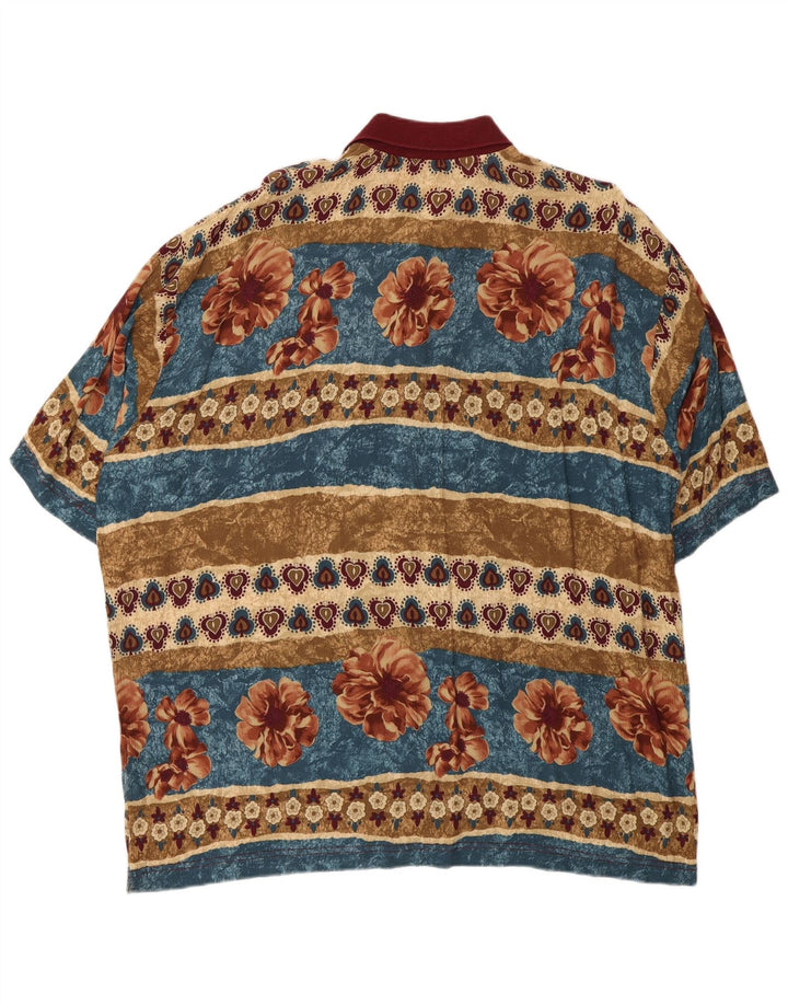 Bramante muška polo majica 2XL višebojna cvjetna