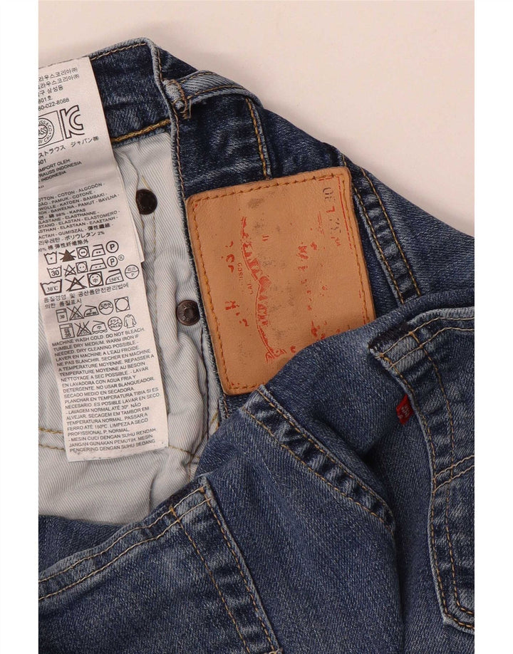 Levi's ženske uske traperice W32 L28 plavi pamuk