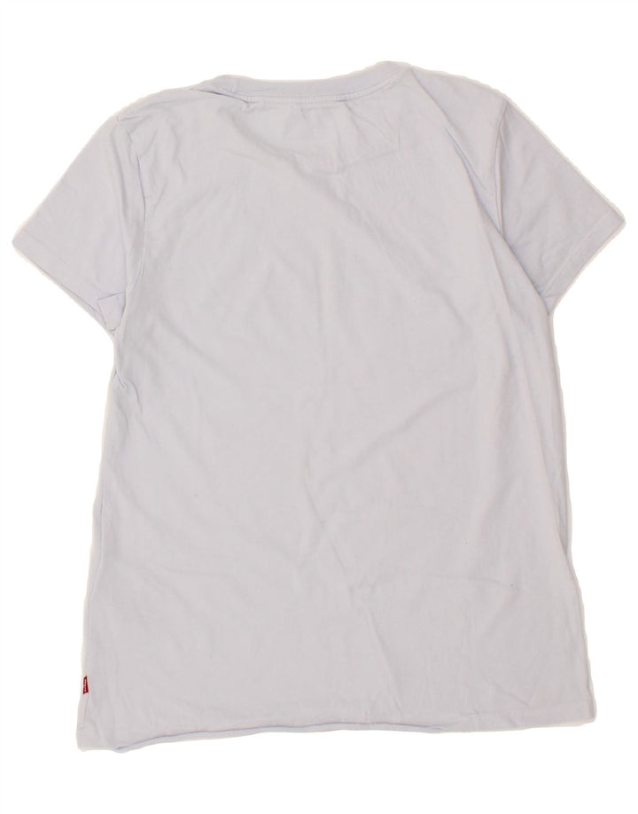 LEVI'S Boys Graphic T-Shirt Top 10-11 Years Medium  Blue Cotton Vintage Levi's and Second-Hand Levi's from Messina Hembry 
