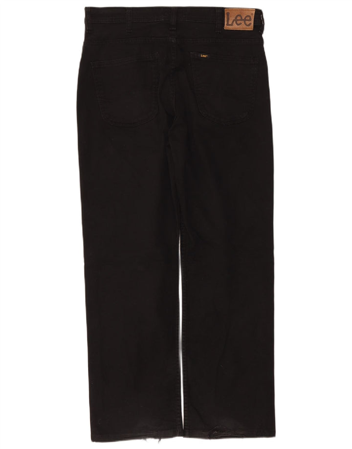 Lee Mens Brooklyn Straight Jeans W34 L29 crni pamuk