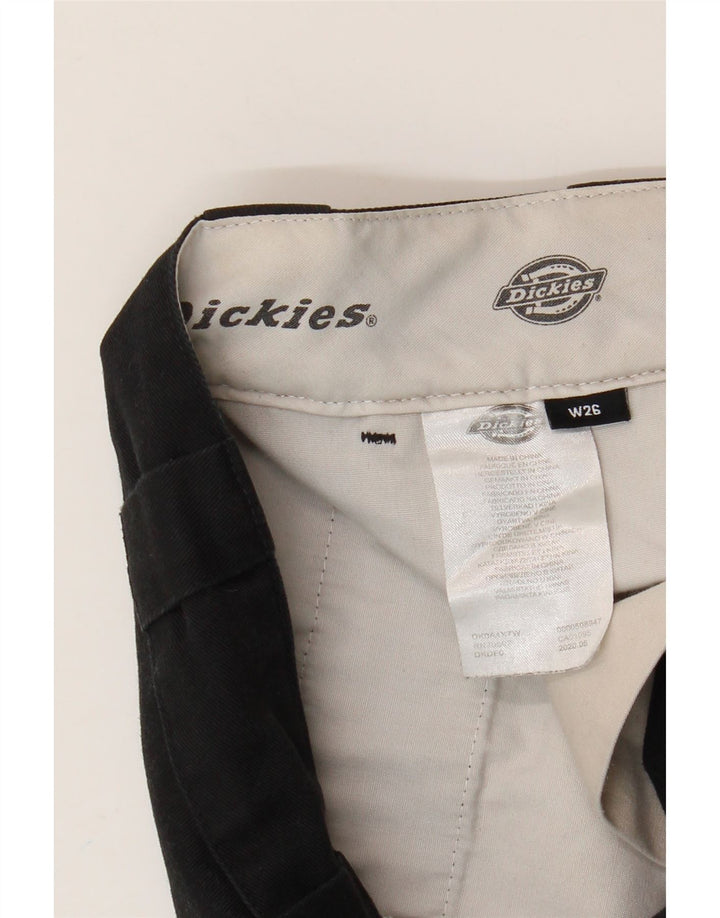 Dickies ženske chino hlače širokih nogavica W26 L28 crni poliester