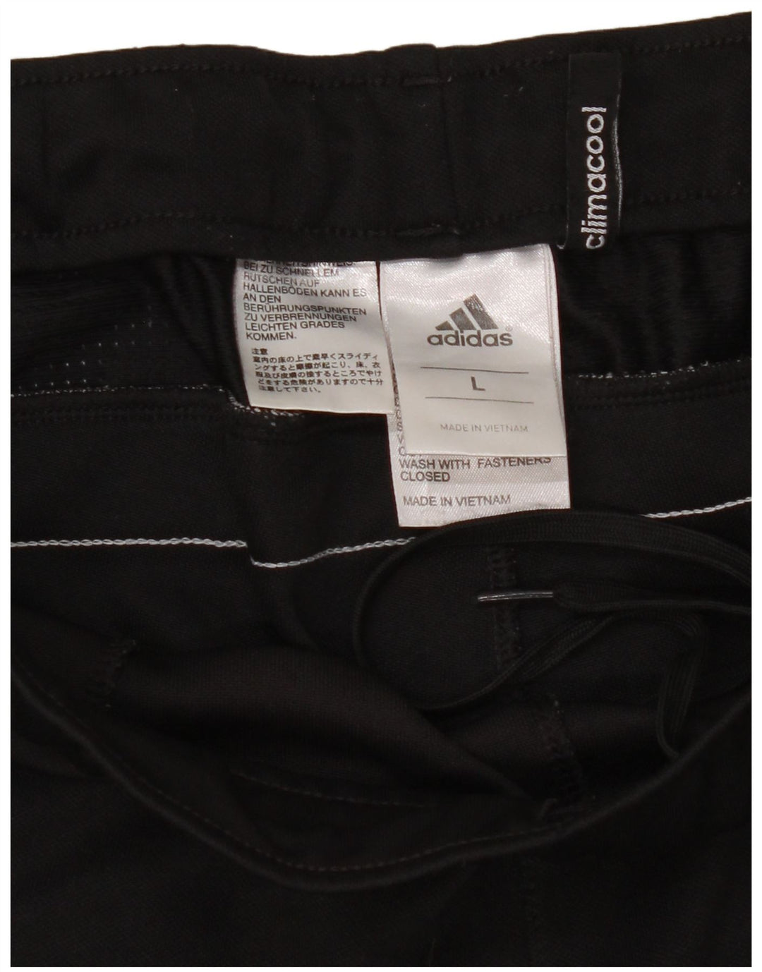 Adidas muške trenirke Climacool velike crne poliesterske hlače