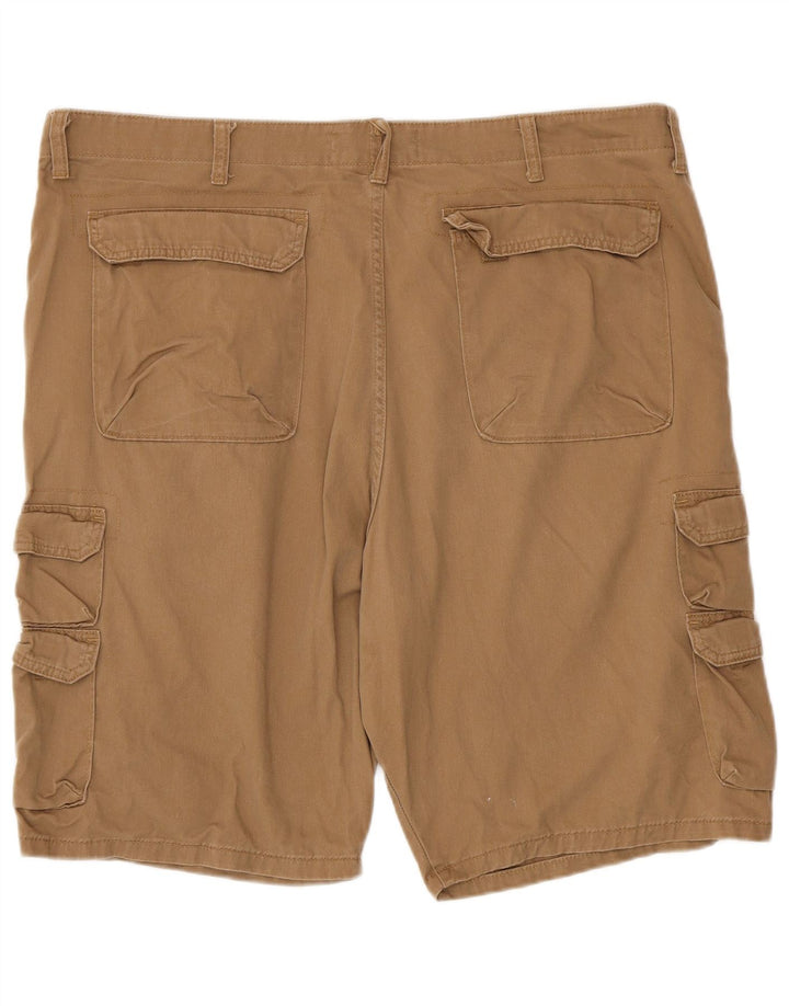 Wrangler muške kargo kratke hlače W42 2XL smeđi pamuk