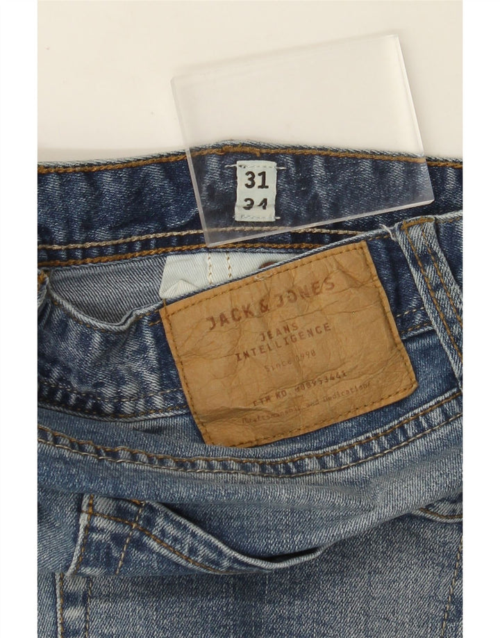 JACK & JONES Muške uske traperice Tim W31 L31 Plavi pamuk