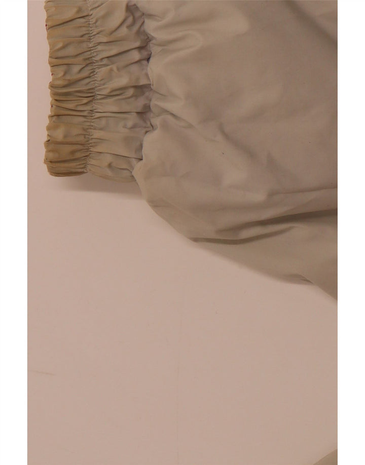 VINTAGE ženska dvokrevetna jakna s kapuljačom, veliki poliester u bež boji