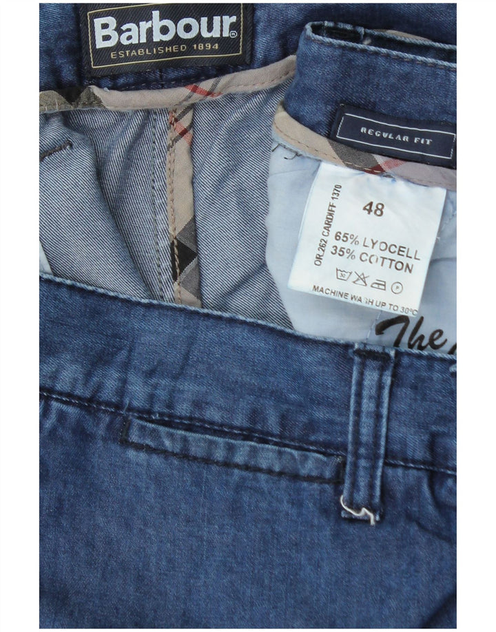 Barbour ženske ravne traperice regularnog kroja XL W36 L27 plavi liocel