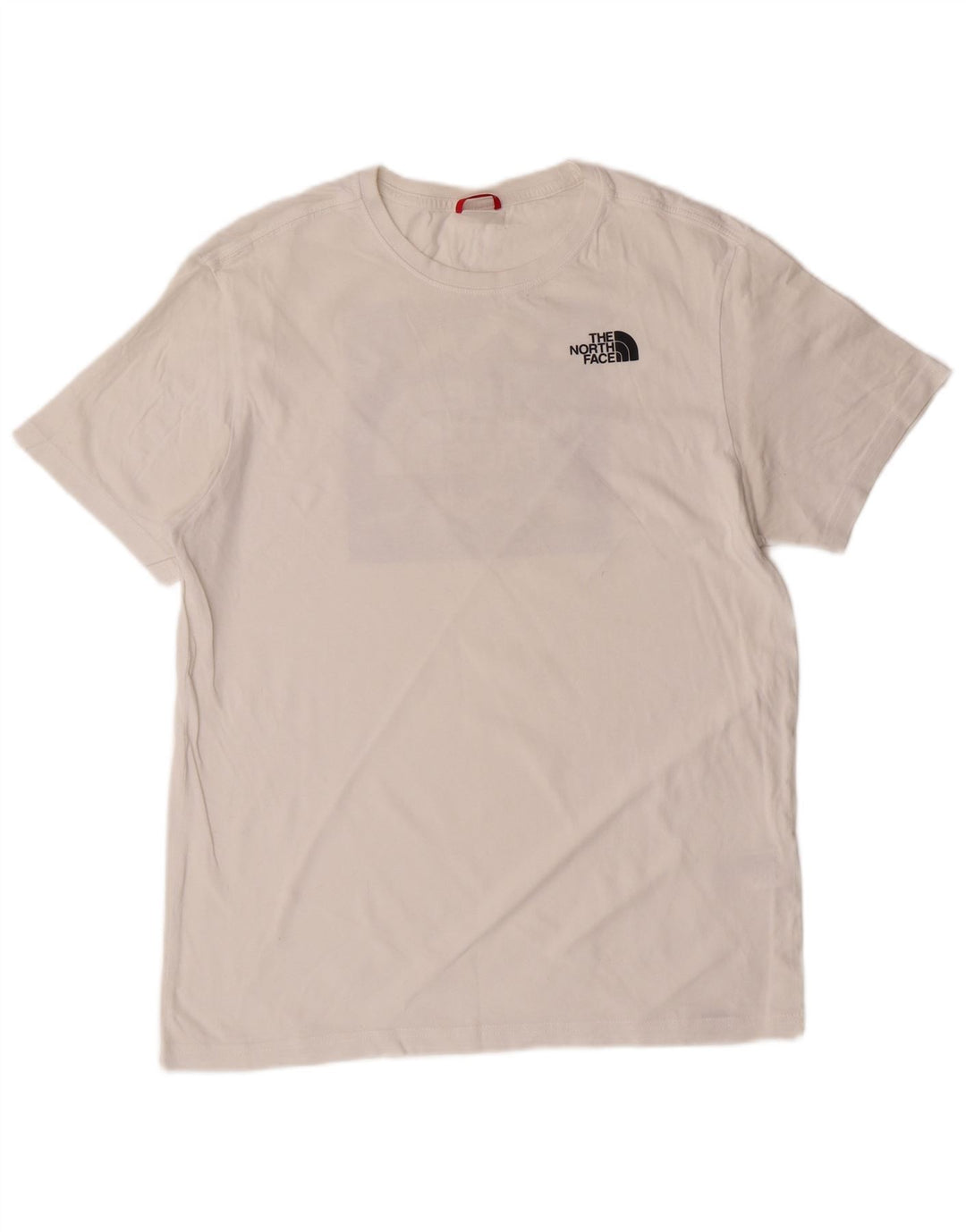THE NORTH FACE Mens Graphic T-Shirt Top Medium White Cotton