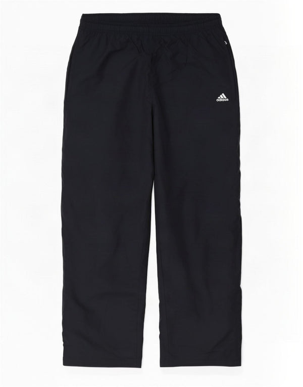 Adidas muške trenirke srednje crne poliesterske hlače