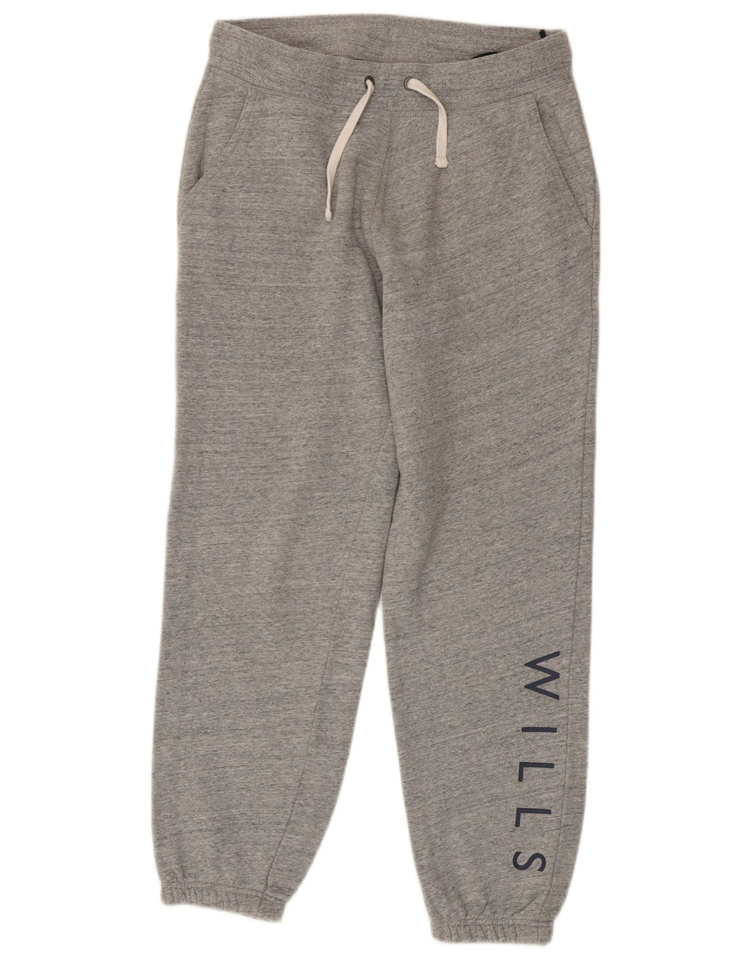 Jack Wills, muške trenirke s grafičkim motivima, hlače za trčanje srednje sive boje
