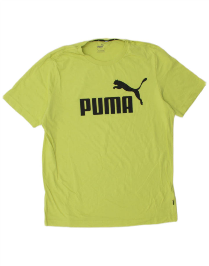 PUMA muški grafički prsluk Srednje zeleni pamuk