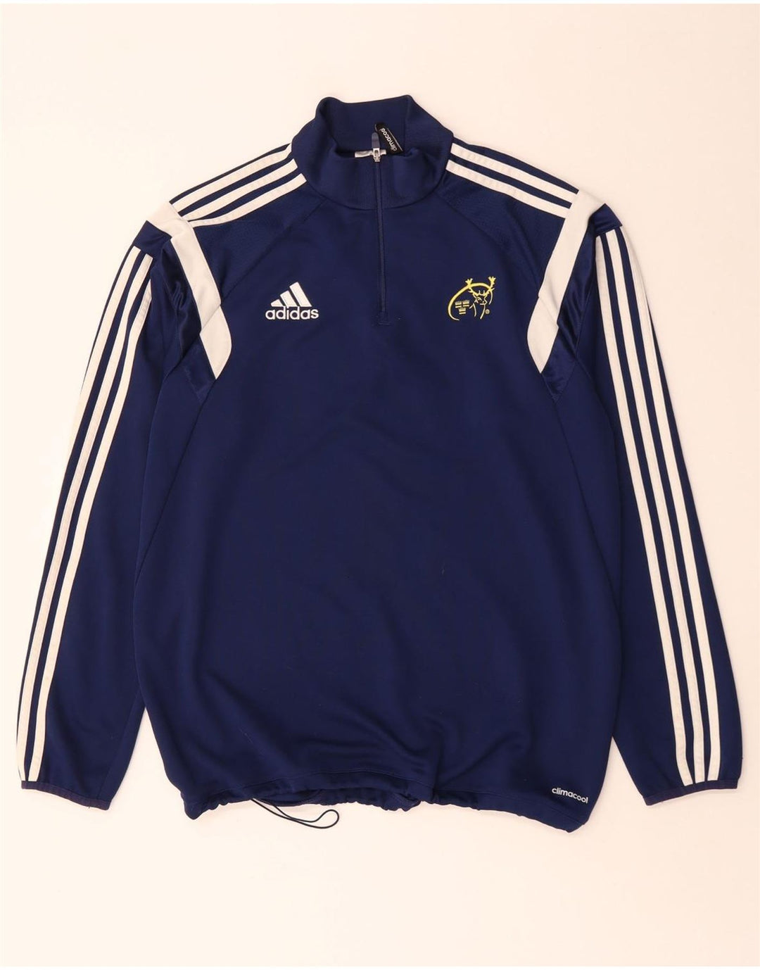 Adidas Munster Munster Rugby Pullover Top Trenirka Velika mornarsko plava