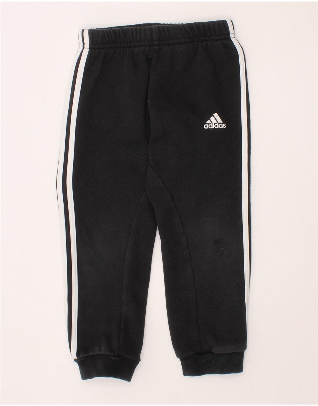 ADIDAS Boys Tracksuit Trousers Joggers 2-3 Years  Black