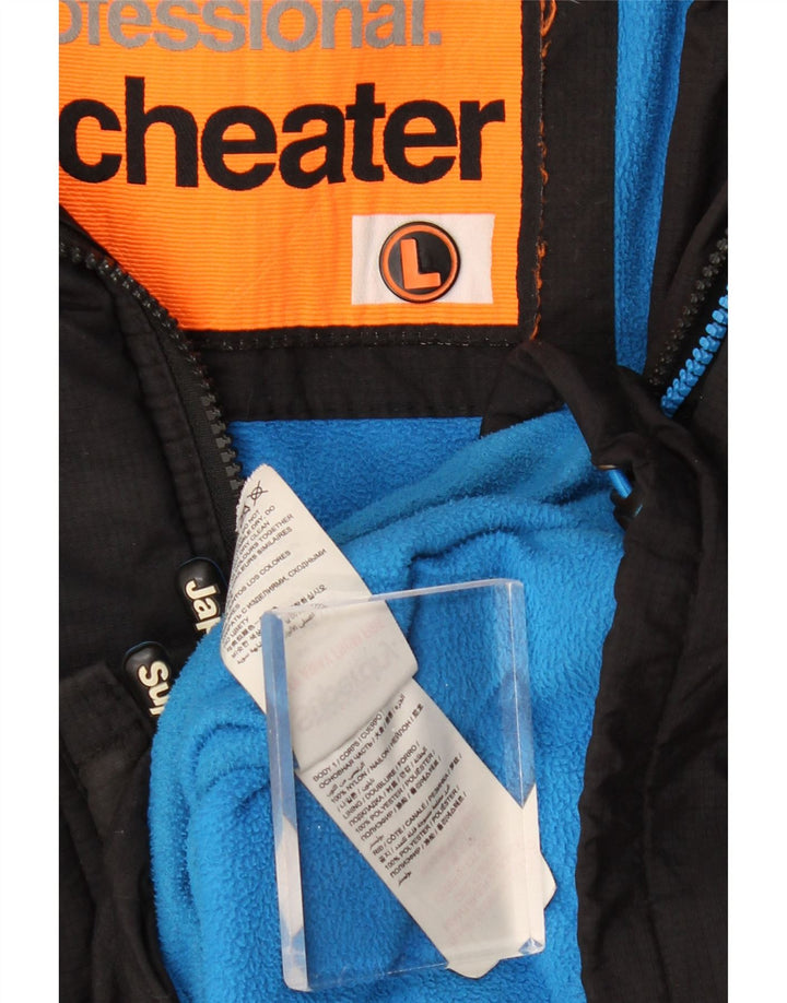 SUPERDRY muška vjetrovka s kapuljačom UK 40 velika crna