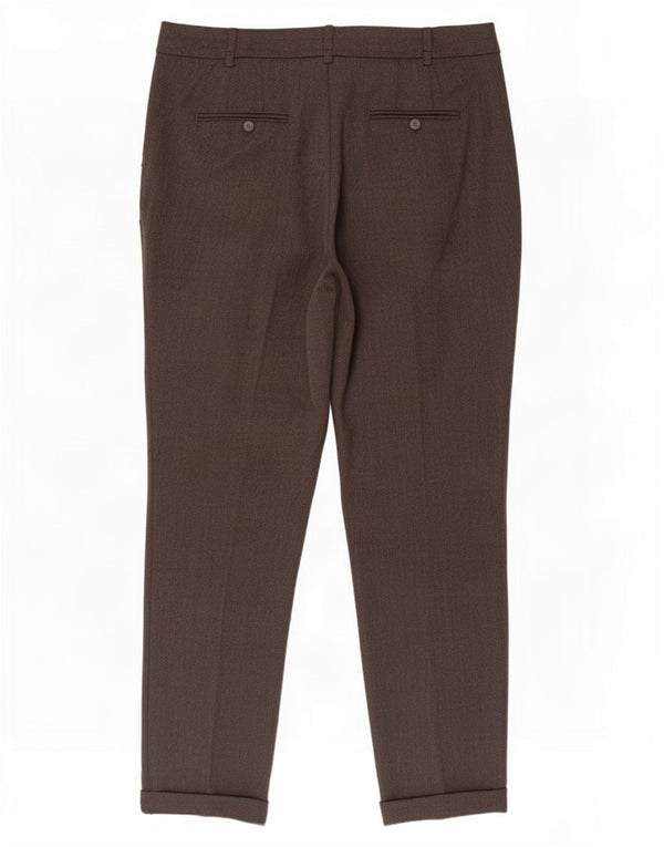 Zara Womens Straight Chino Trousers EU 44 XL W34 L28 Grey