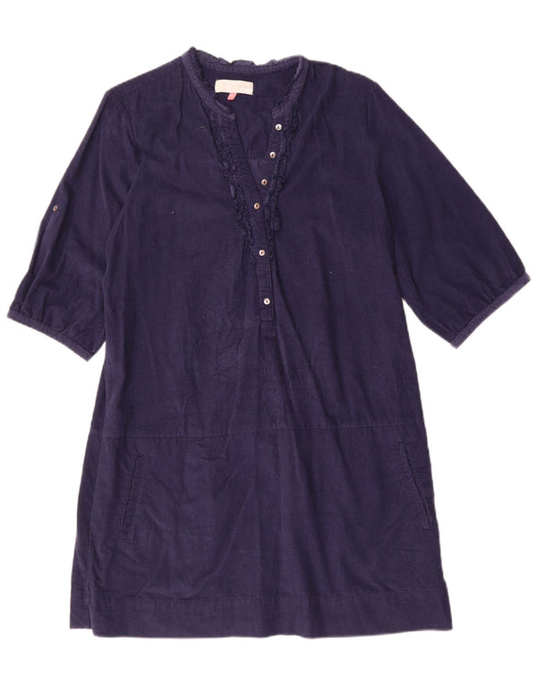 JOHN LEWIS Ženska haljina-tunika od samta 3/4 rukava UK 14 Velika tamnoplava