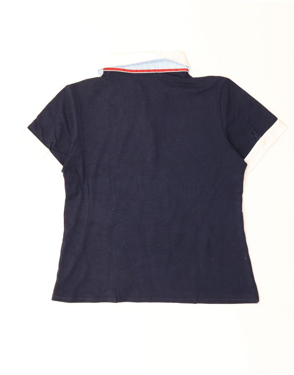 Paul & Shark ženska polo majica za jahte i ragbi UK 18 XL tamnoplavi pamuk