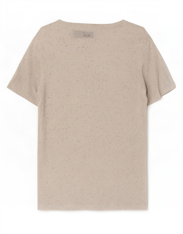 Marks & Spencer ženska majica kratkih rukava UK 18 XL Bijela flekasta viskoza